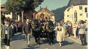 Alle zehn Jahre findet in Wieting das größte Erntedankfest Kärntens statt