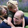 Glückliches Familienleben: William mit seinen Kindern George, Charlotte und Louis