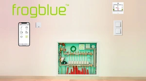 frogblue Österreich demonstriert smarte, nachrüstbare Einzelraumregelung mit Bluetooth-Mesh für Fußbodenheizung.