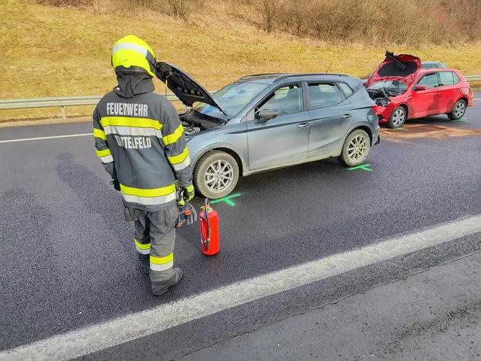 Die Unfallstelle auf der S 36