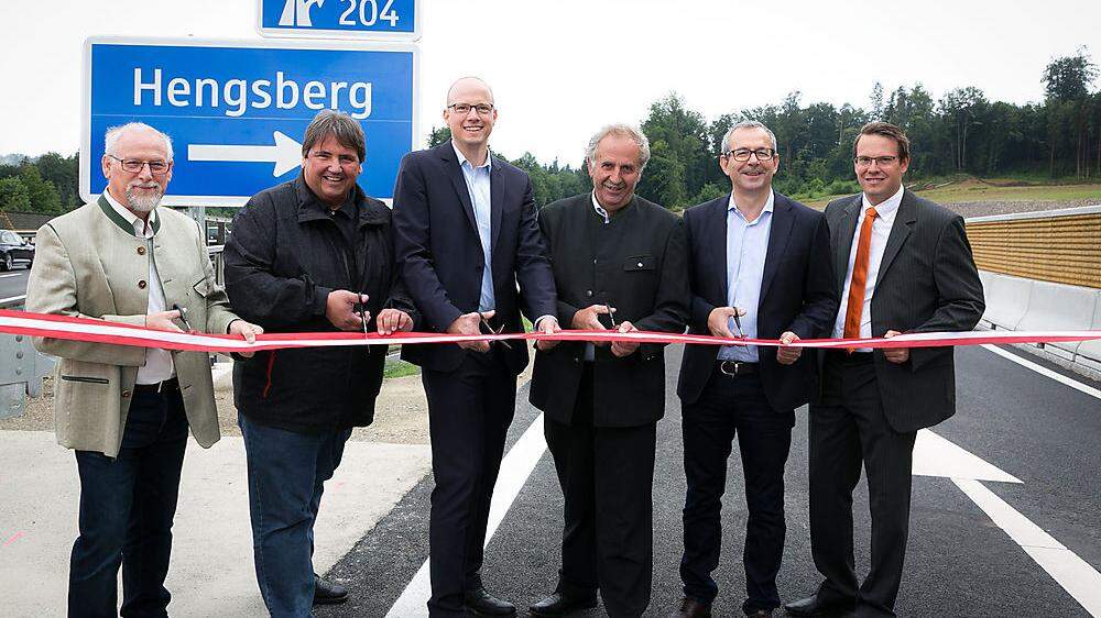 Eröffnung der neuen Auffahrt Hengsberg bei Wildon