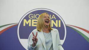Strahlende Siegerin in der Wahlnacht: Giorgia Meloni 