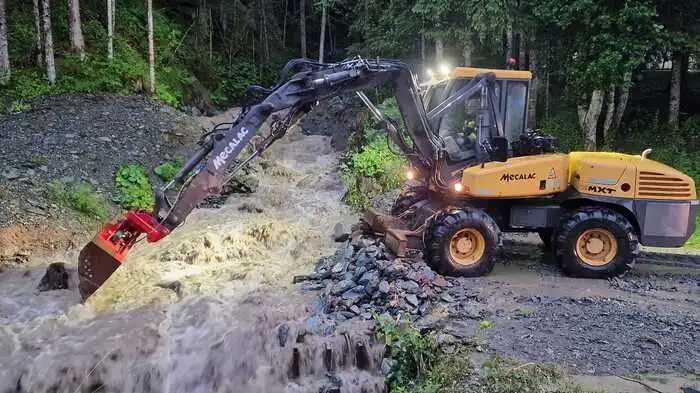 In Reichenau und Gnesau wurden wieder die gleichen Gebiete wie im Vorjahr - Patergassen, Zedlitzdorf und Mitterdorf - vom Unwetter getroffen.