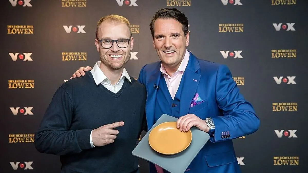 Marcus König und Investor Ralf Dümmel