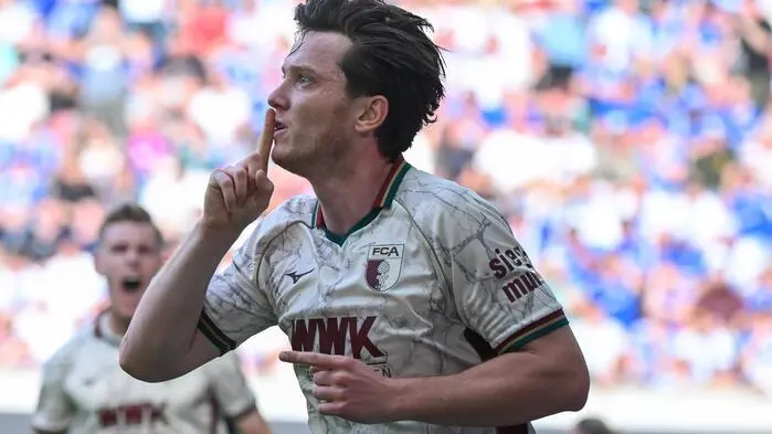 Michael Gregoritsch schoss das erste Tor der Saison für Augsburg