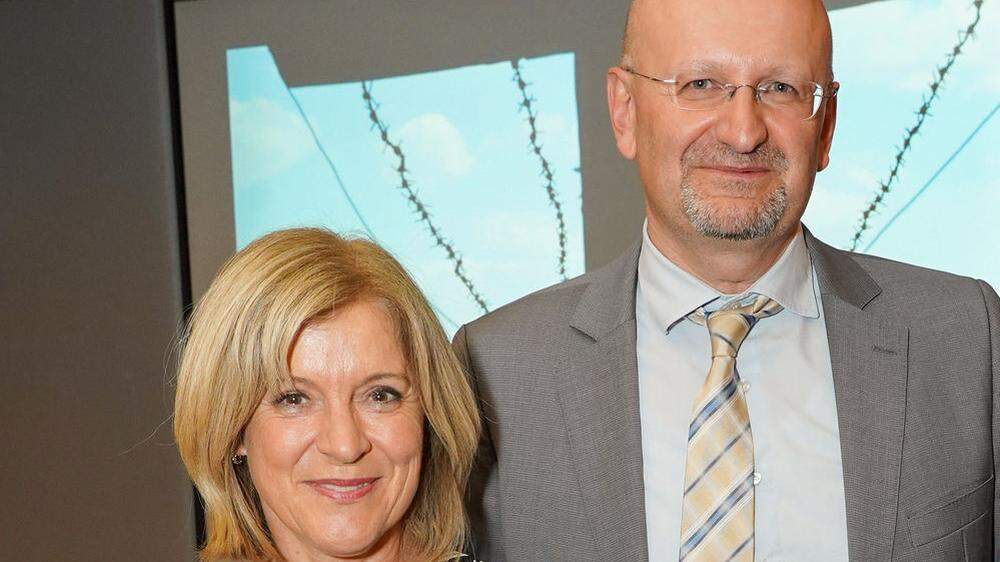 ORF-III-Chef Peter Schöber mit seiner Chefredakteurin Ingrid Thurnher