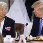 IWF-Chefin Christine Lagarde und US-Präsident Donald Trump