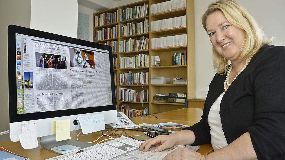 Aktuelles und Hintergrundinfos aus nah und fern: Sonja Planitzer gestaltet eine moderne Kirchenzeitung 