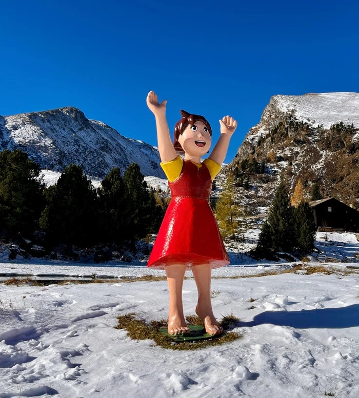 Auch in der Heidi Alm zeigen sich erste Vorzeichen des Winters