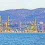Blick auf den Hafen von Triest | Blick auf den Hafen von Triest. Italien ist als Kärntner Handelspartner auf Platz 3 und wurde von China überholt