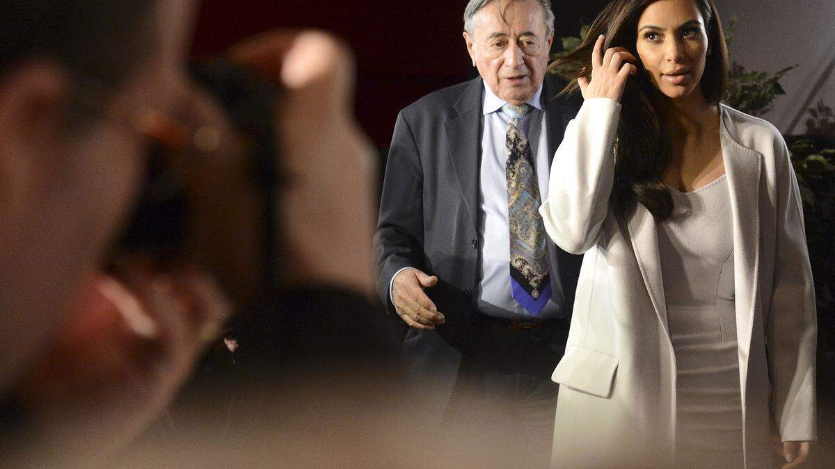 Im Jahr 2014 begleitete Kim Kardashian Richard Lugner auf den Opernball