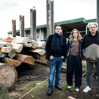 Hary Prinz, Maya Unger und Wolfgang Murnberger am Set in Gratwein