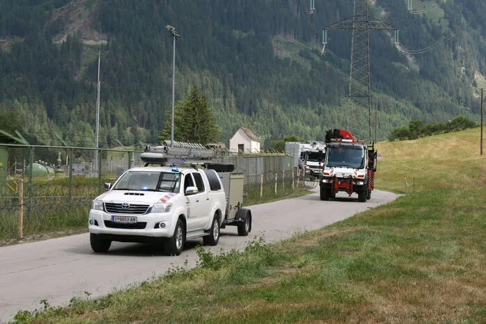 Für die Übung wurde aufgeboten, was in Österreich zu bekommen war