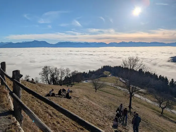 Bild aus der Vorwoche: Wer die Sonne sucht, begibt sich auf den Magdalensberg