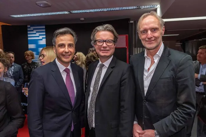 Hohe Politprominenz: Bürgermeister Siegfried Nagl, Kulturlandesrat Christopher Drexler, Kulturstadt Günter Riegler