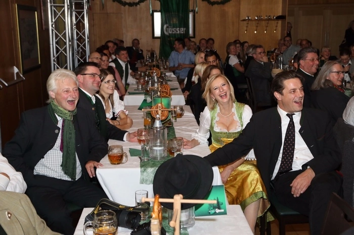 ... der mit seiner Kabaretteinlage für beste, bierselige Stimmung sorgte.