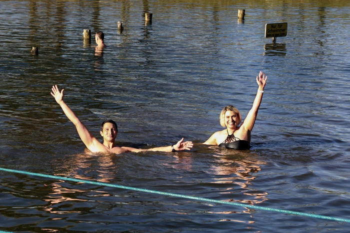 Der 1. Jänner ist ein Fixtermin am Badesee