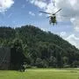 Notarzthubschrauber C17 flog den Mann ins Spital