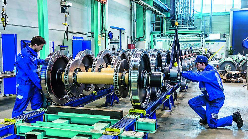 Fahrwerke für Züge der Siemens Mobility werden in Graz gefertigt