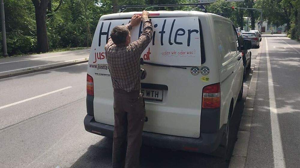 Der Tatverdächtige fuhr mehrmals mit &quot;Heil Hitler&quot;-Aufschrift durch Graz