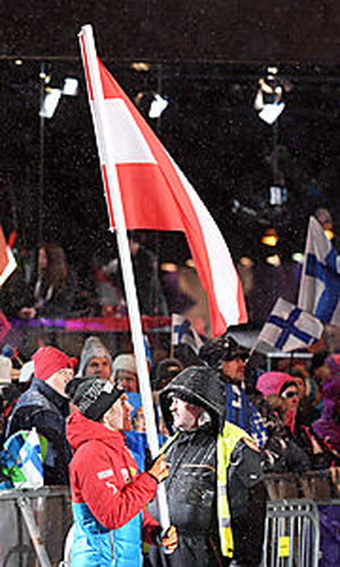 Franz-Josef Rehrl trug die Fahne für Österreich
