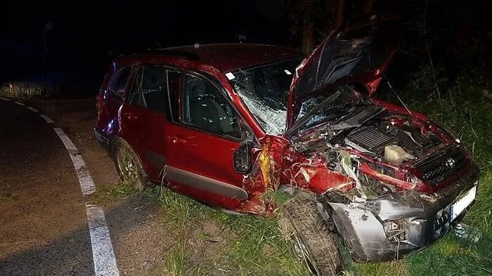 Für den Lenker endete der Unfall glimpflich - er blieb unverletzt