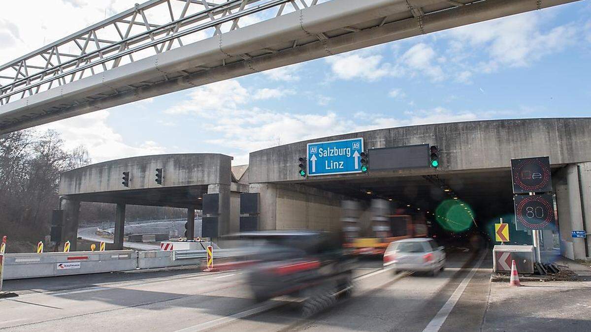 In der Oströhre des Plabutschtunnels war ein Lenker mit kroatischem Kennzeichen als Geisterfahrer unterwegs