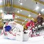 KLAGENFURT,AUSTRIA,01.APR.21- ICE HOCKEY - Ice Hockey League, play off, semifinal, Klagenfurter AC vs EC Red Bull Salzburg. Image shows Jean Philippe Lamoureux, Dominique Heinrich (EC RBS) and Samuel Witting (KAC). Keywords: netcam.
Photo: GEPA pictures/ Daniel Goetzhaber
