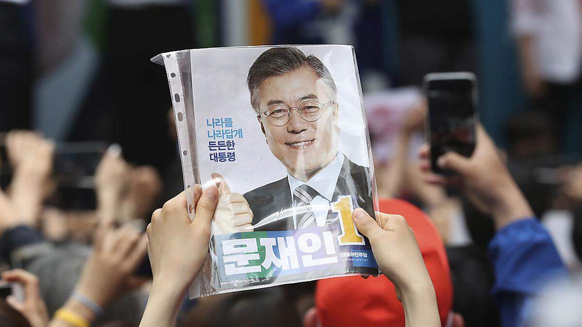 Moon Jae-in gilt als Favorit