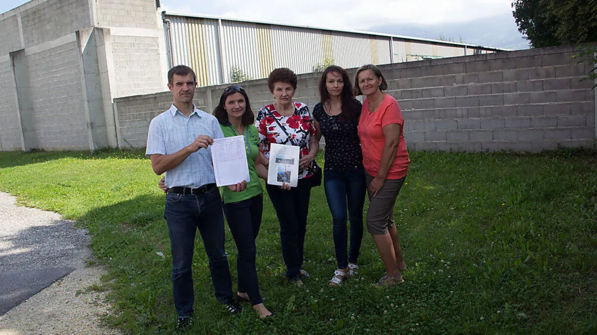 Die Anrainer sammeln Unterschriften, um die Errichtung des Mobilfunkmastens in diesem Bereich zu verhindern