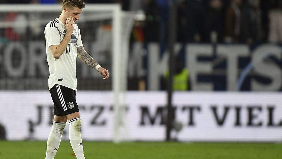 Marco Reus nach dem mageren 1:1 gegen die Serben