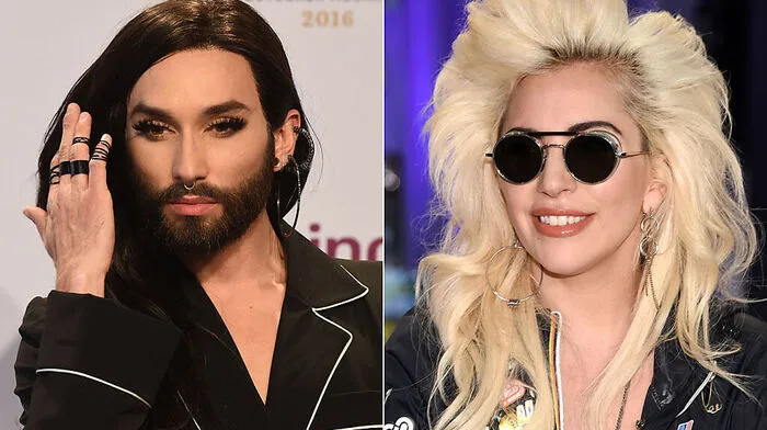 Conchita Wurst (links) und Lady Gaga spalten die Meinungen der Öffentlichkeit