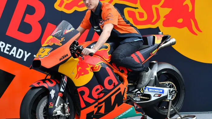 Eine knappe Woche vor dem Saisonstart der MotoGP präsentierte KTM sein Team für das Jahr 2018. Wieder mit dabei: KTM-Fahrer Pol Espargaro (ESP)