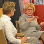 Waltraud Klasnic (r.) gastierte im Brucker Stadtmuseum
