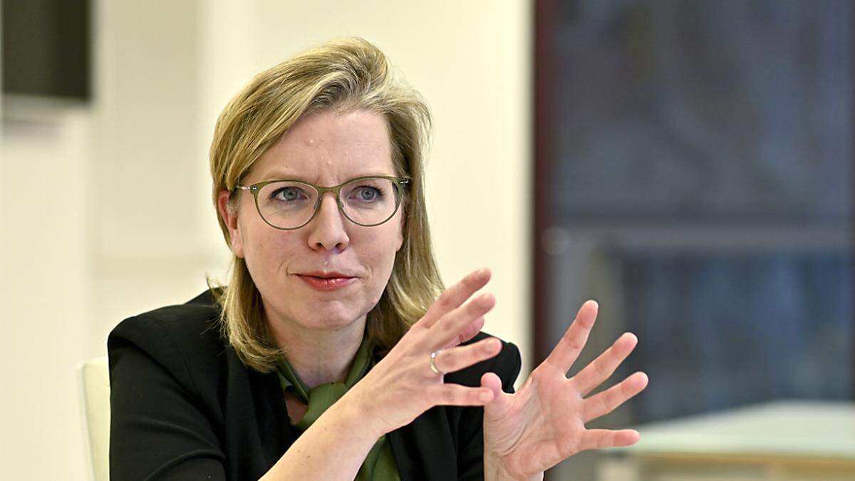 Klimaschutzministerin Leonore Gewessler 