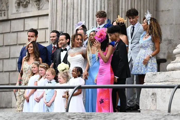 Mel B und Rory McPhee mit Familie