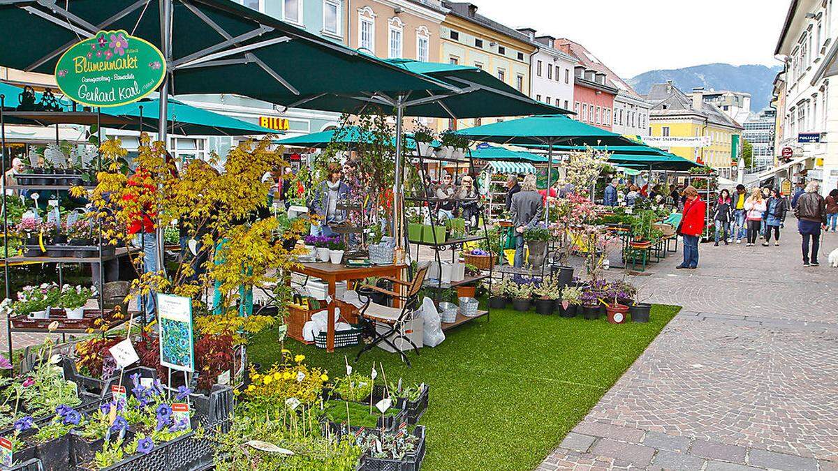 Der Stadtblumenmarkt 2021 in Villach musste abgesagt werden