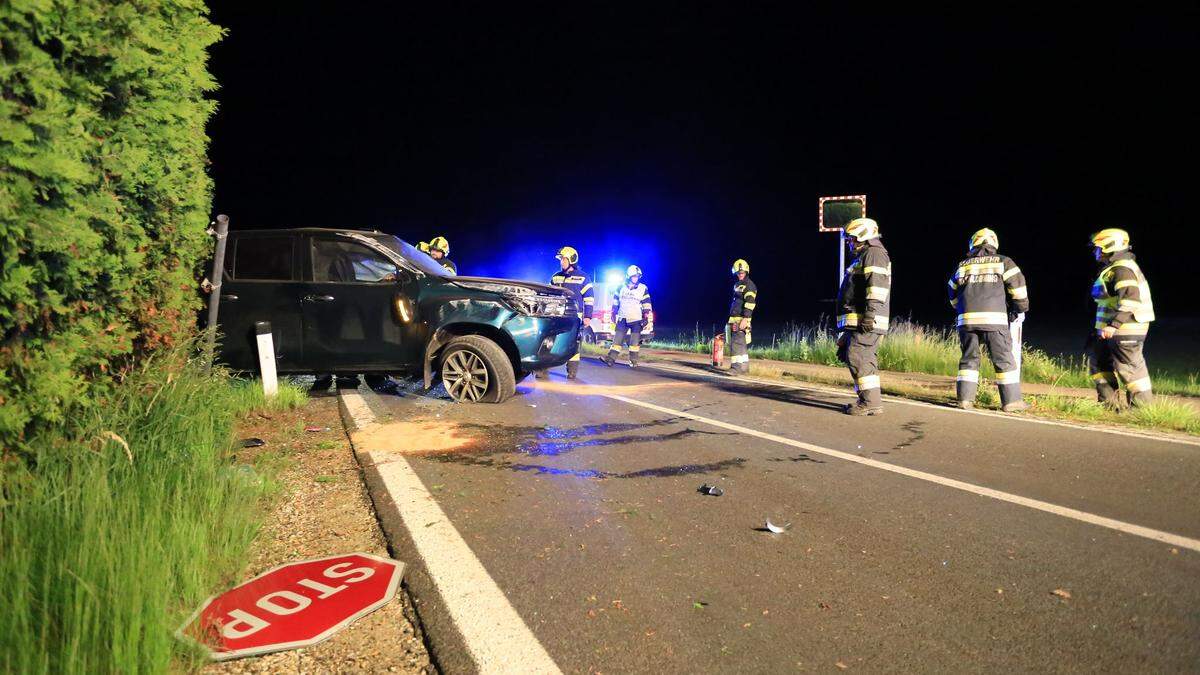 Großeinsatz nach Unfall in Lobmingtal