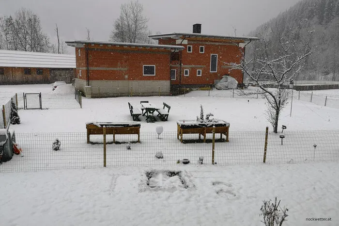 Michael Bürger schickt uns winterliche Grüße aus Ebene Reichenau.