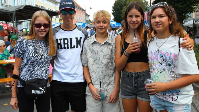 Die Jugend war vom Festangebot begeistert.