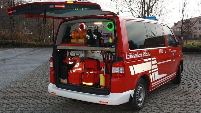 Die Feuerwehr Pöllau konnte das Feuer rasch löschen