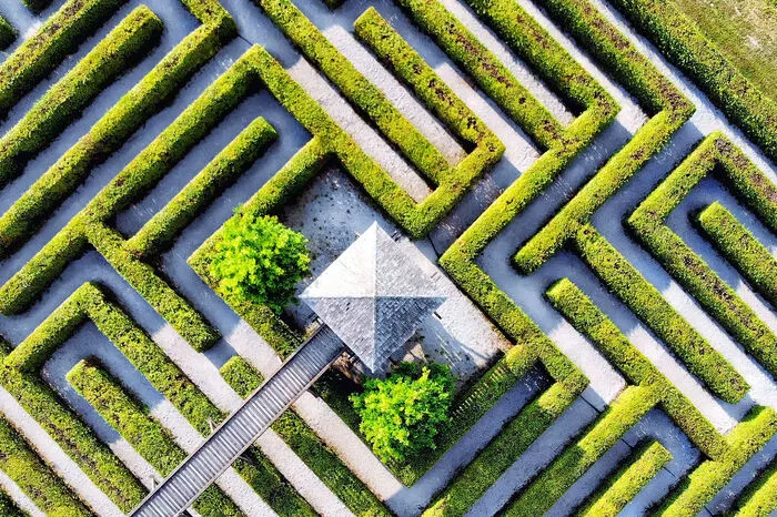 Das Labyrinth beim Schoss