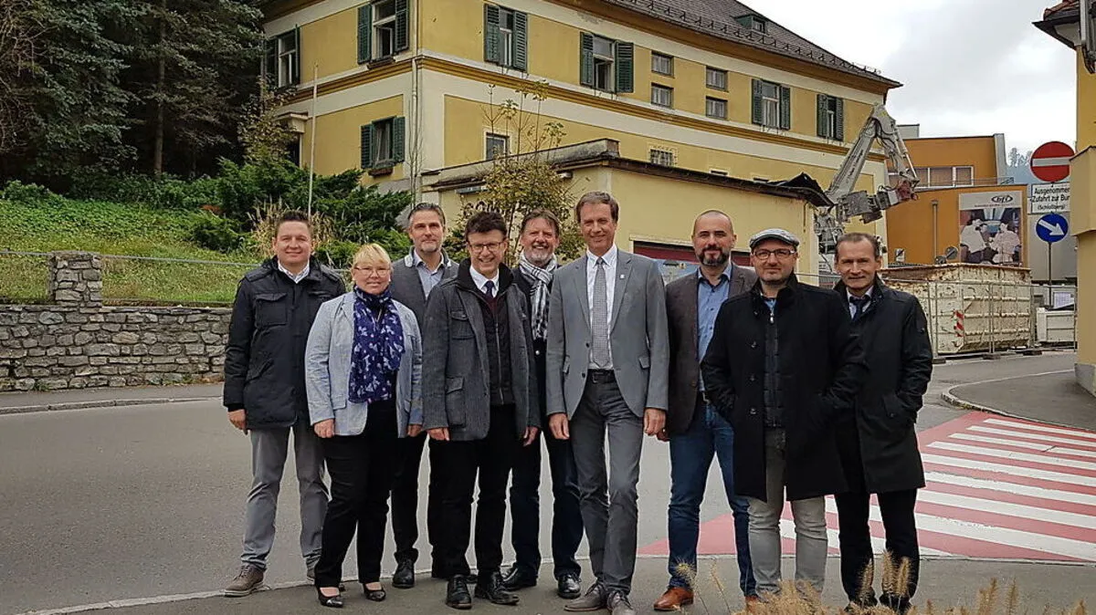 Die Bauarbeiten haben begonnen