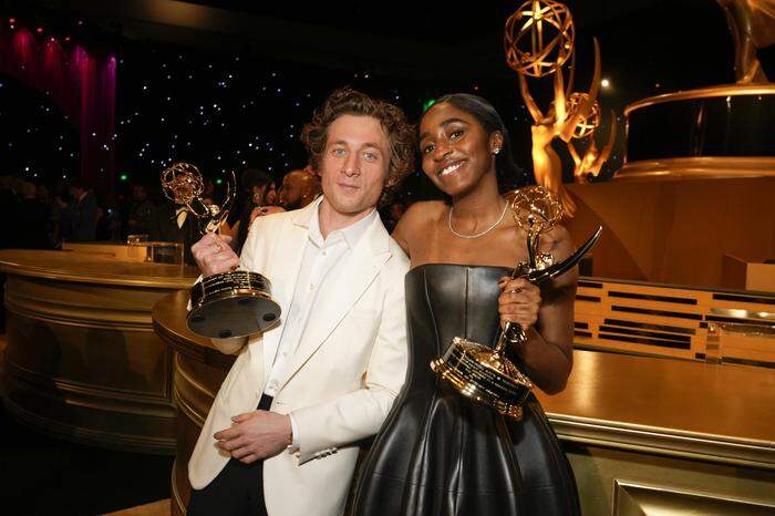 Doppelt gewonnen: Jeremy Allen White und Ayo Edebiri holten sich einen Emmy für „The Bear“ 