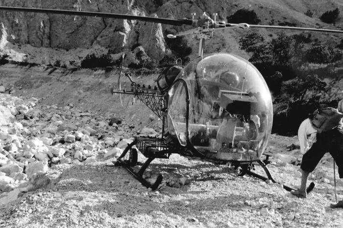 Eine Bell H13-H 1961 im Haindlkar