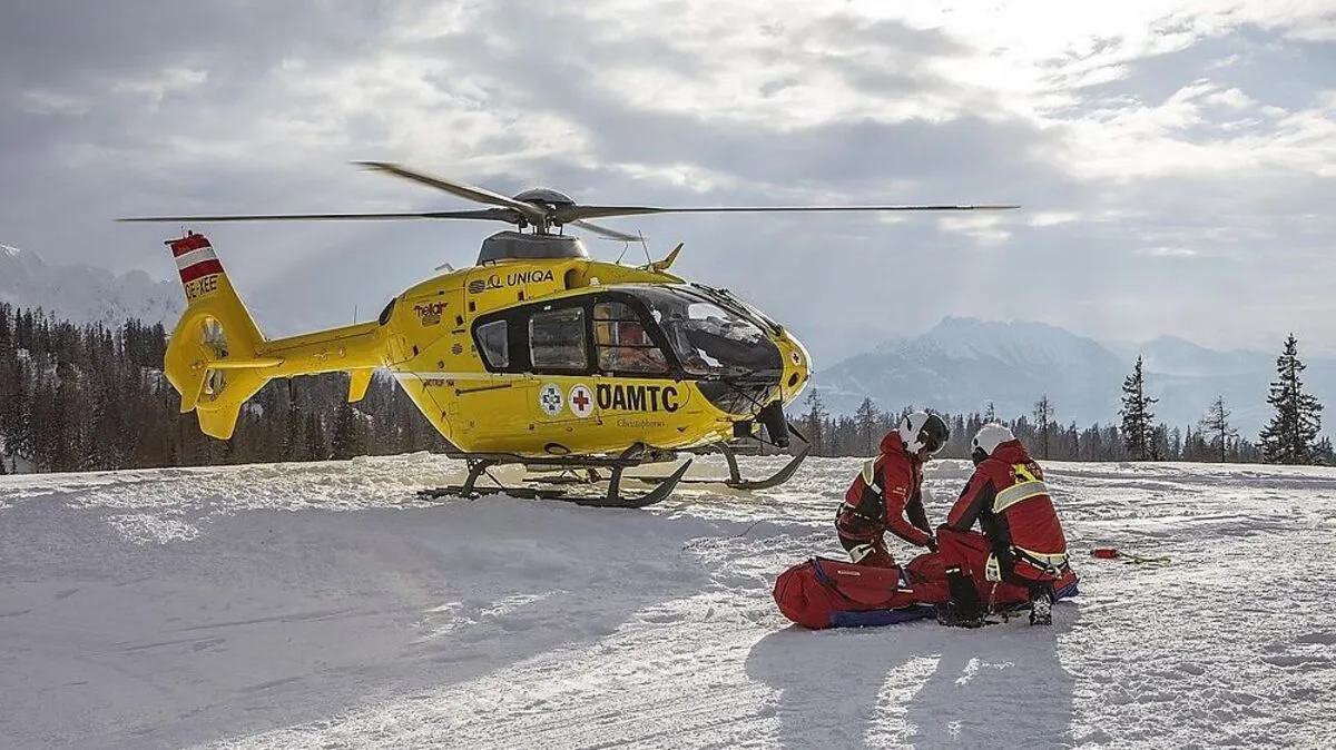 Jeder fünfte Unfallverursacher bei einem Skiunfall begeht Fahrerflucht. Damit macht man sich strafbar (Symbolfoto)