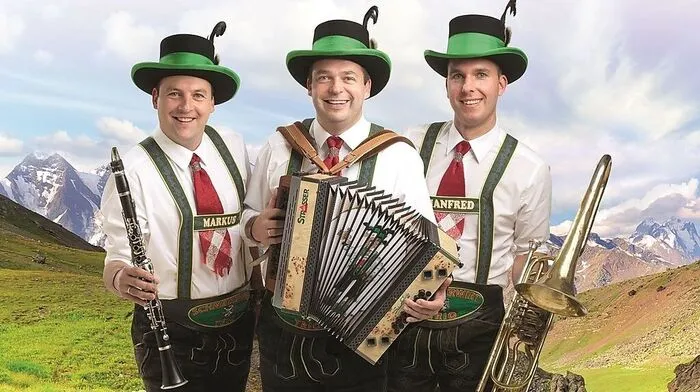 Markus, Gottfried und Manfred vom Schneiderwirt Trio laden zum Drei-Tages-Fest