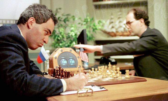 Schach-Weltmeister Kasparow muss sich dem Computer beugen