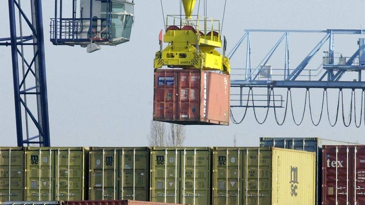 Container-Verladung