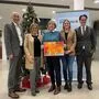 Martin Bergerweiß, Privatstiftung Lienzer Sparkasse; Sandra Holzer, Geschäftsführerin des Solali; Gabriele Lehner, Privatstiftung Lienzer Sparkasse; Eva Karré, Obfrau des Vereins Solali; Robert Weichselbraun, Privatstiftung Lienzer Sparkasse